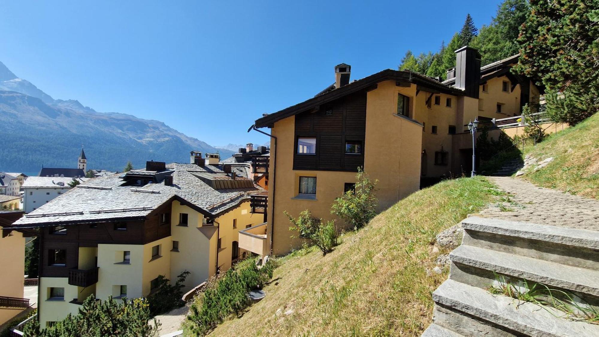 Chesa Bellaval, Haus Leivra 2 1 2-Zimmerwohnung Silvaplana Exteriér fotografie