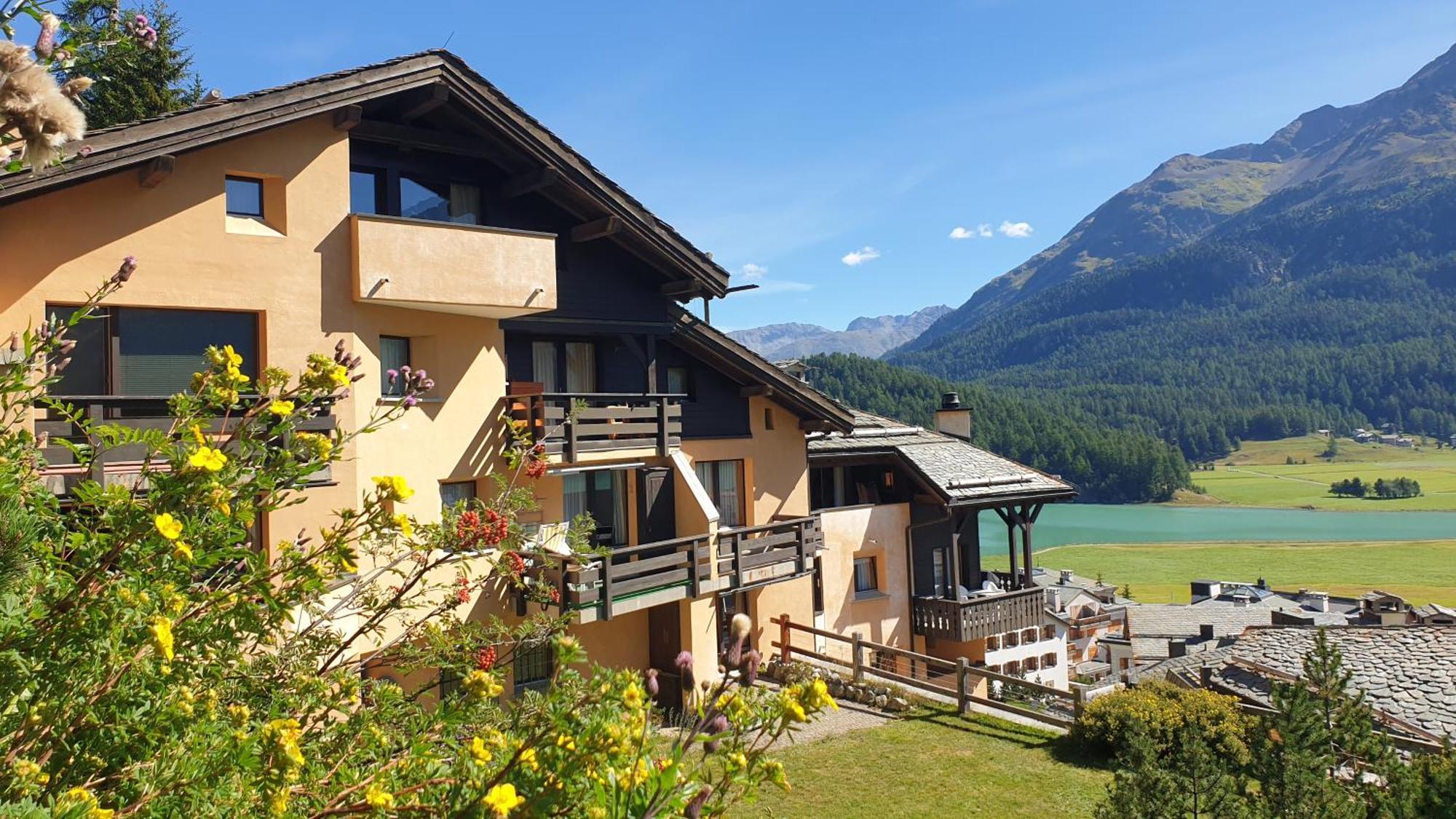 Chesa Bellaval, Haus Leivra 2 1 2-Zimmerwohnung Silvaplana Exteriér fotografie