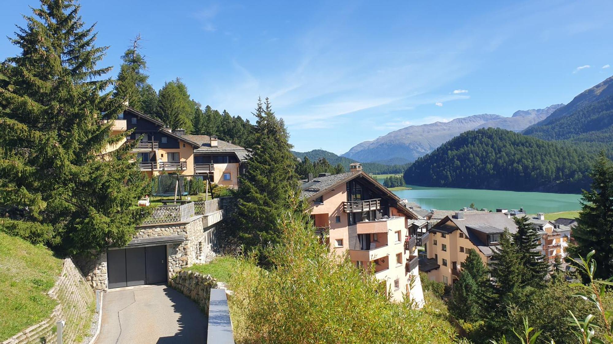 Chesa Bellaval, Haus Leivra 2 1 2-Zimmerwohnung Silvaplana Exteriér fotografie